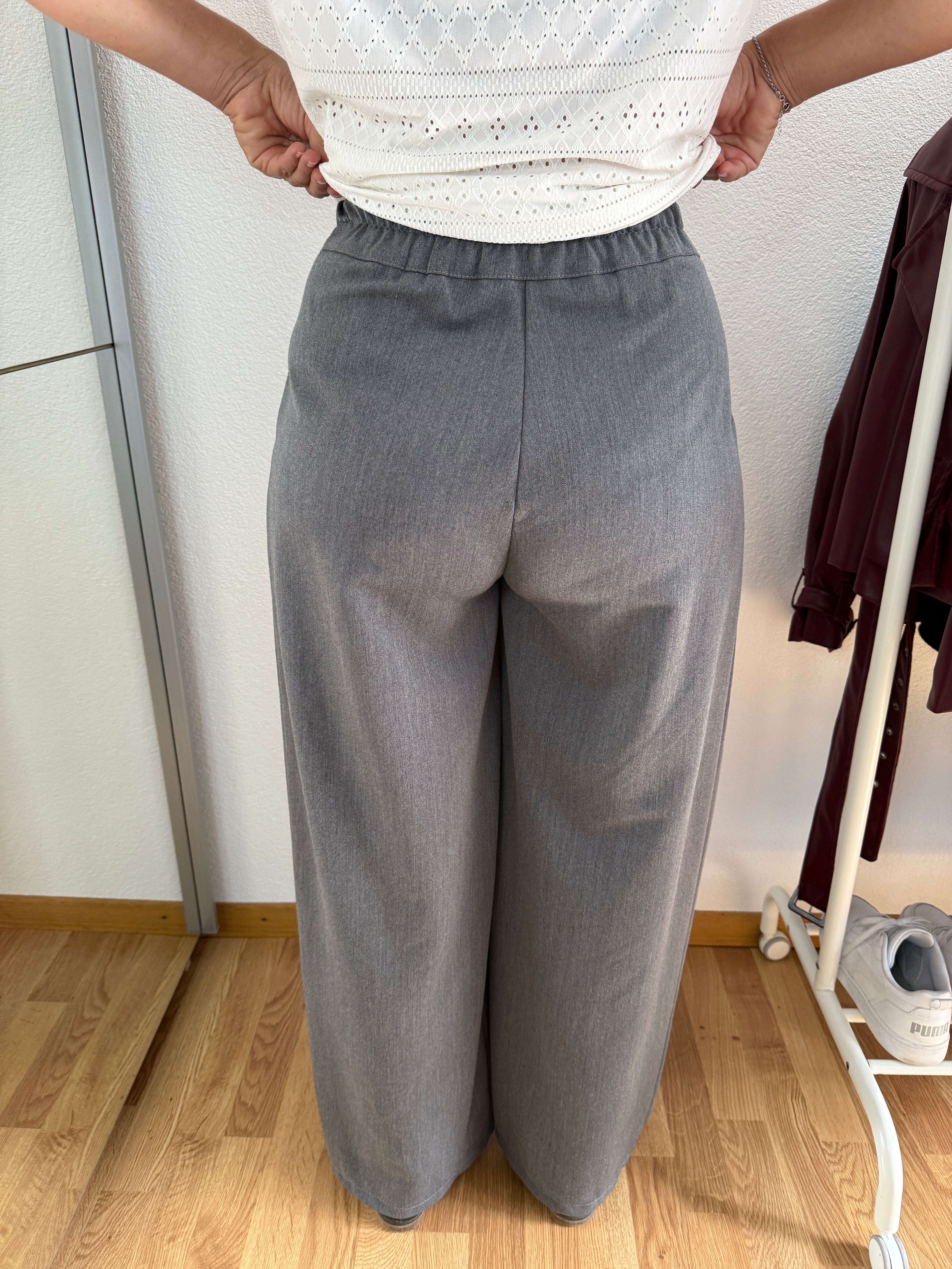 Pantalon oversize avec ceinture
