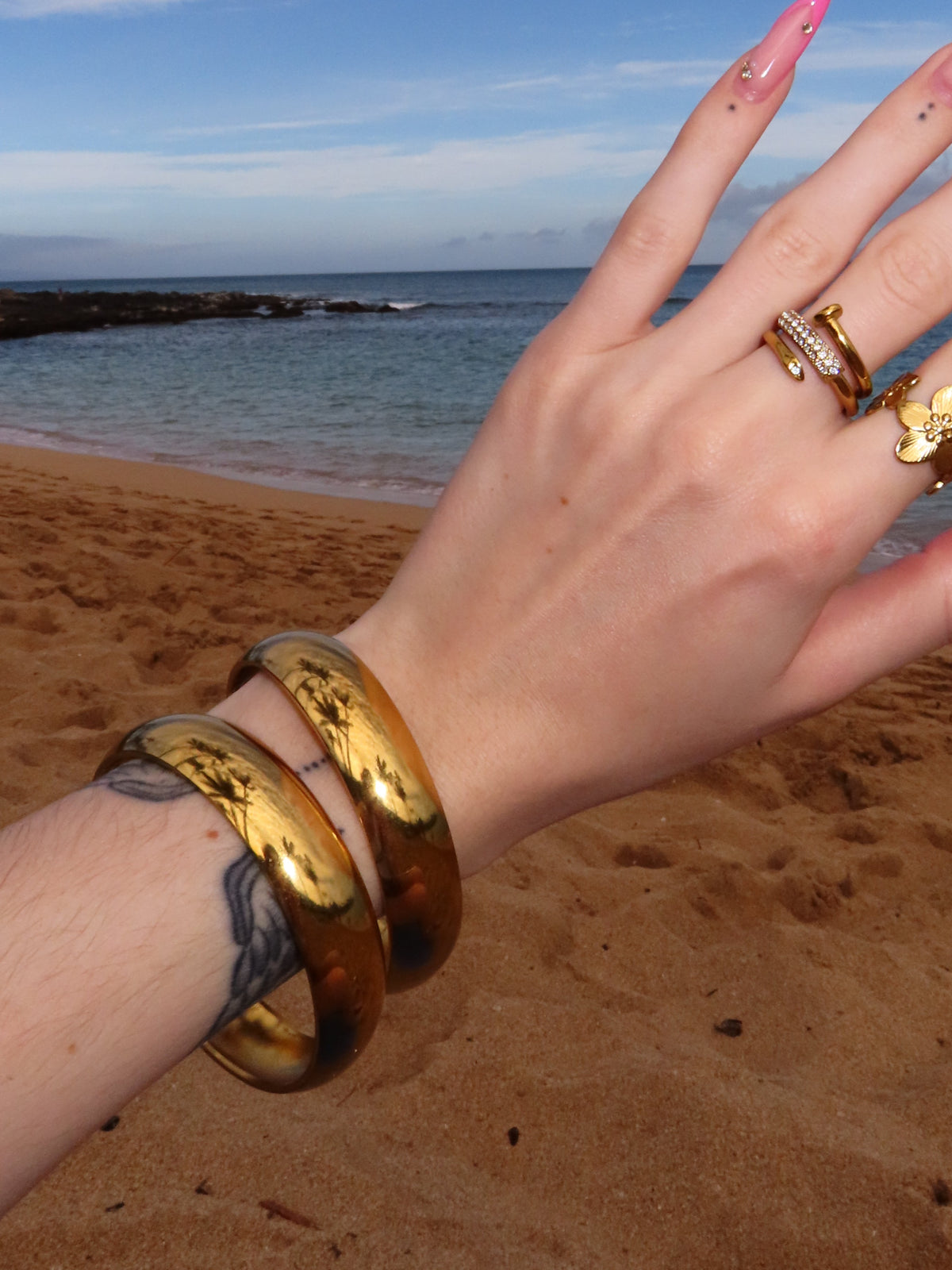 Bracelet jonc fermé