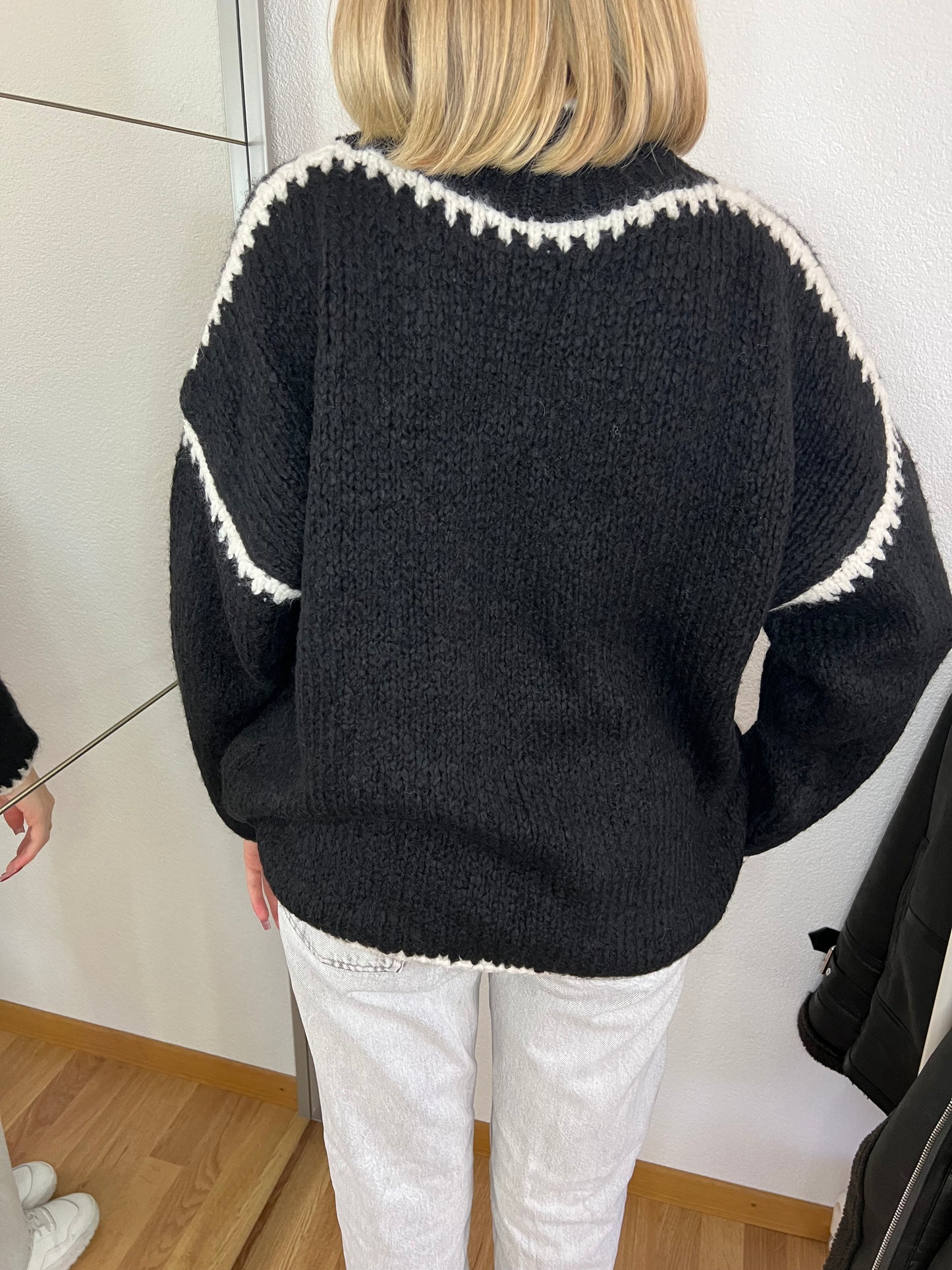 Pull à col bicolore - HERCLOTHES