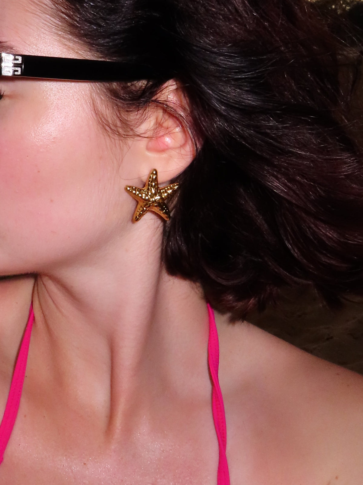 Boucles d’oreilles étoile de mer