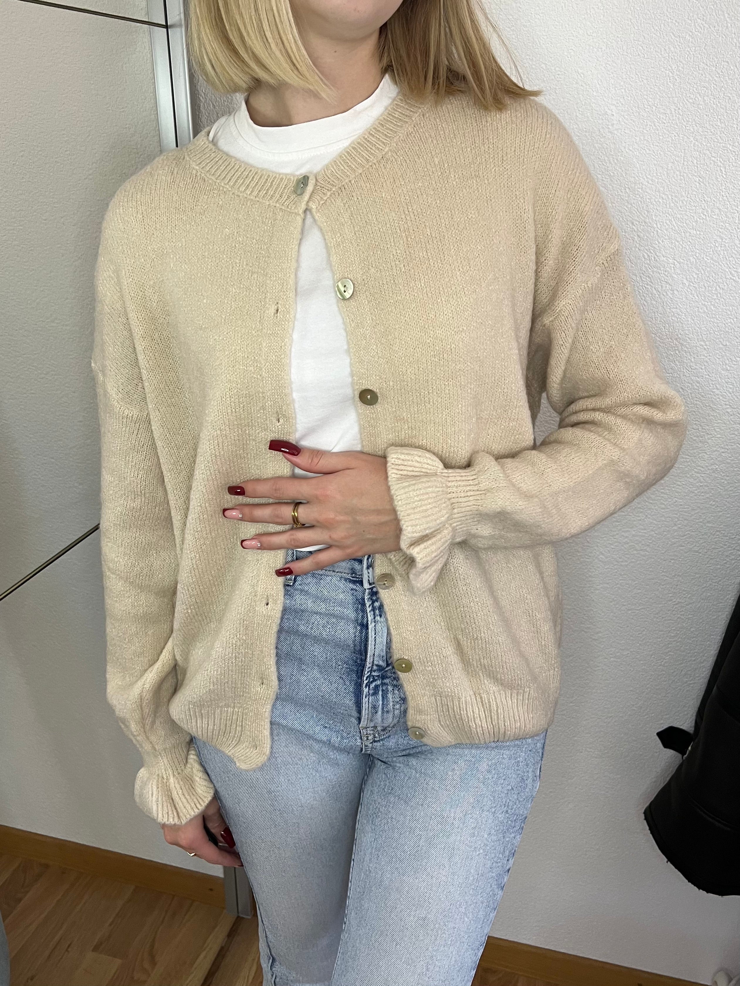 Cardigan à boutons - HERCLOTHES